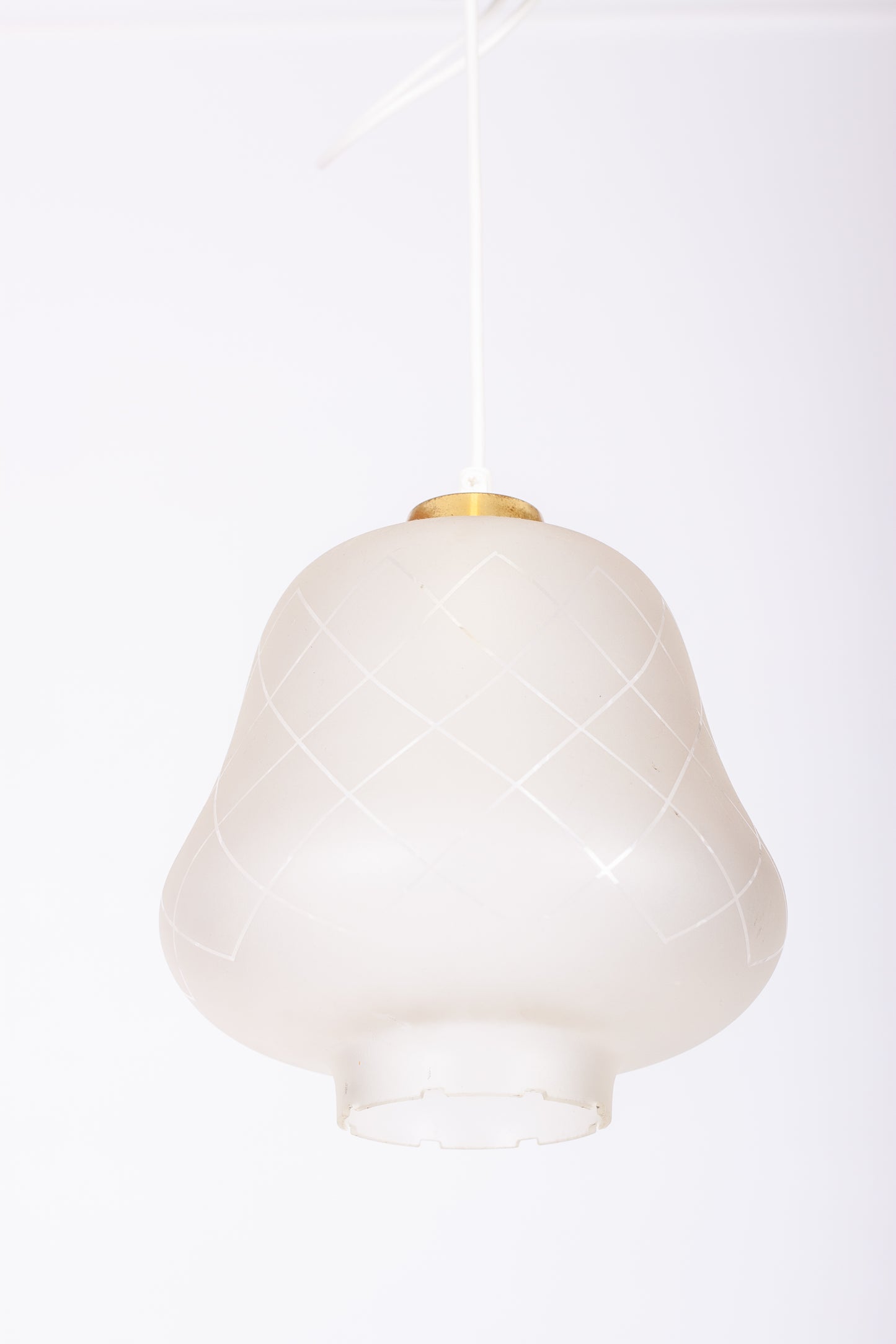 Vacker frostad lampa