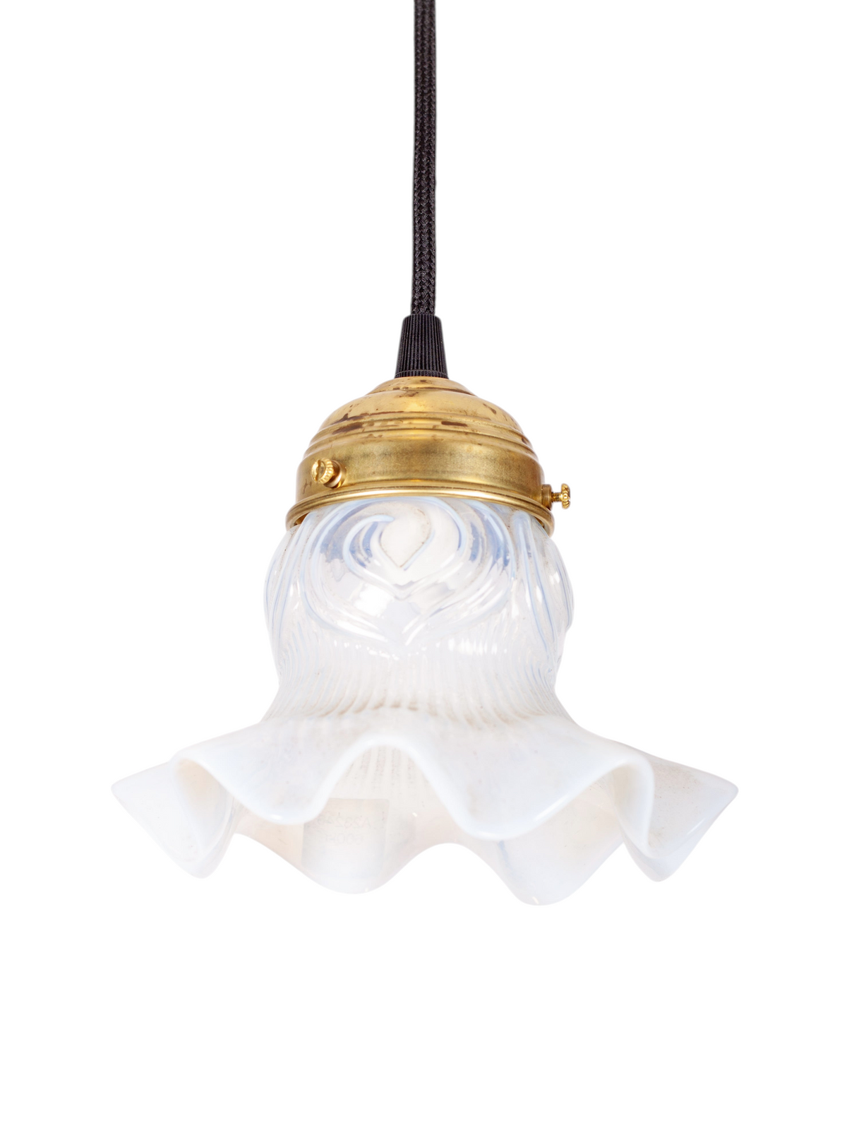 Fönsterlampa i glas