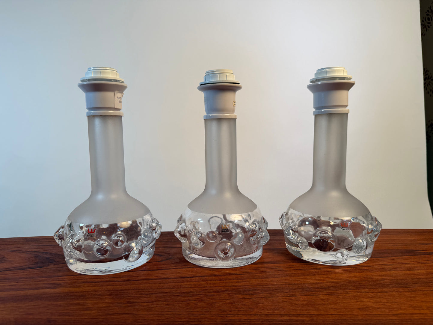 Vacker Bordslampa i glas