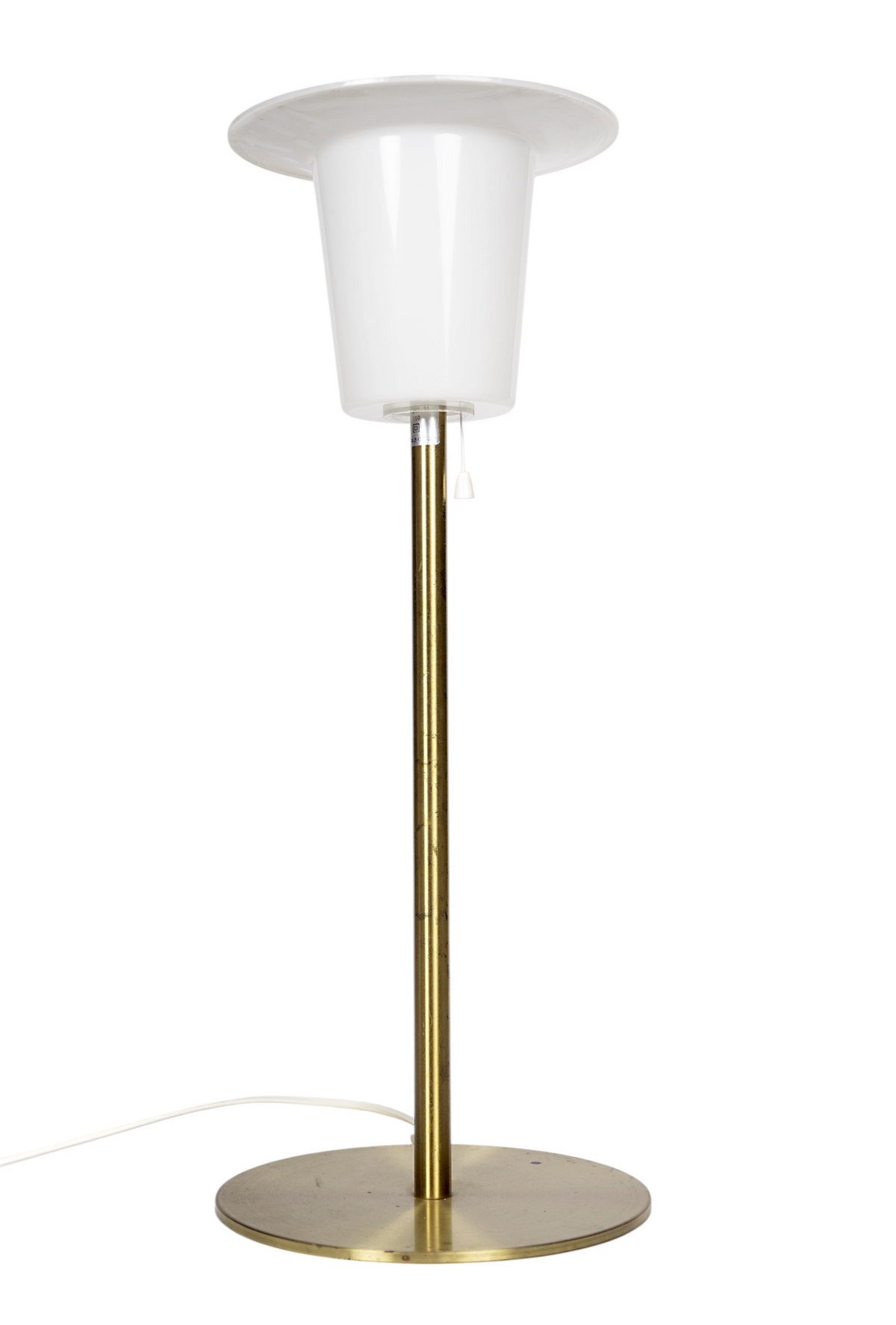 Lampfot i mässing och glas, designad av Luxus