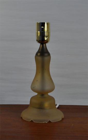 Enkel glaslampafot
