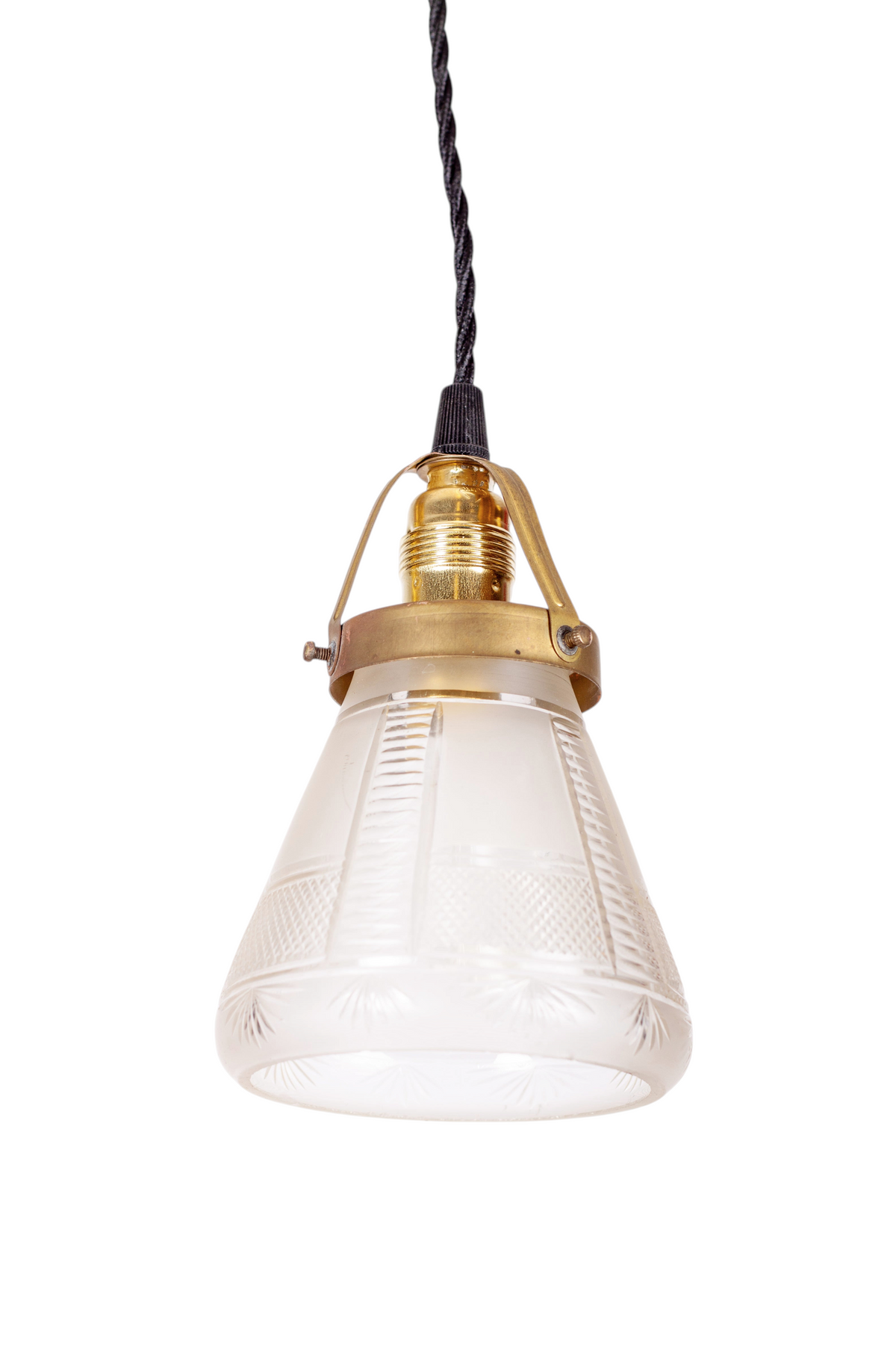 Fönsterlampa pressglas