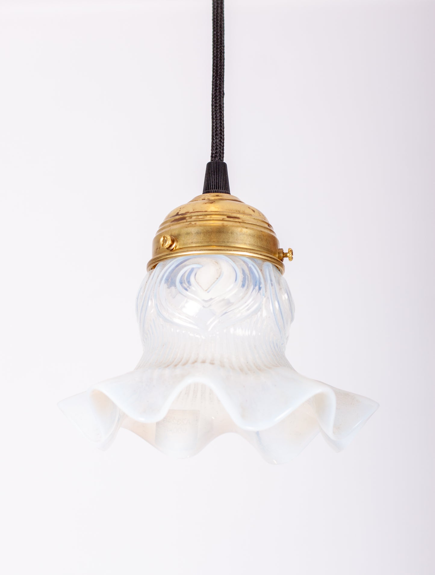 Fönsterlampa i glas