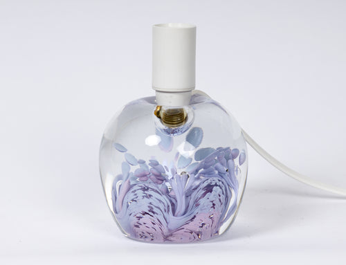 Lampfot i glas