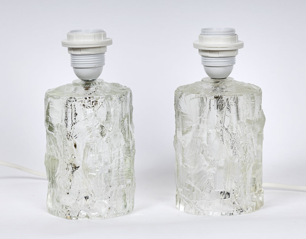1-par Lampfot i glas