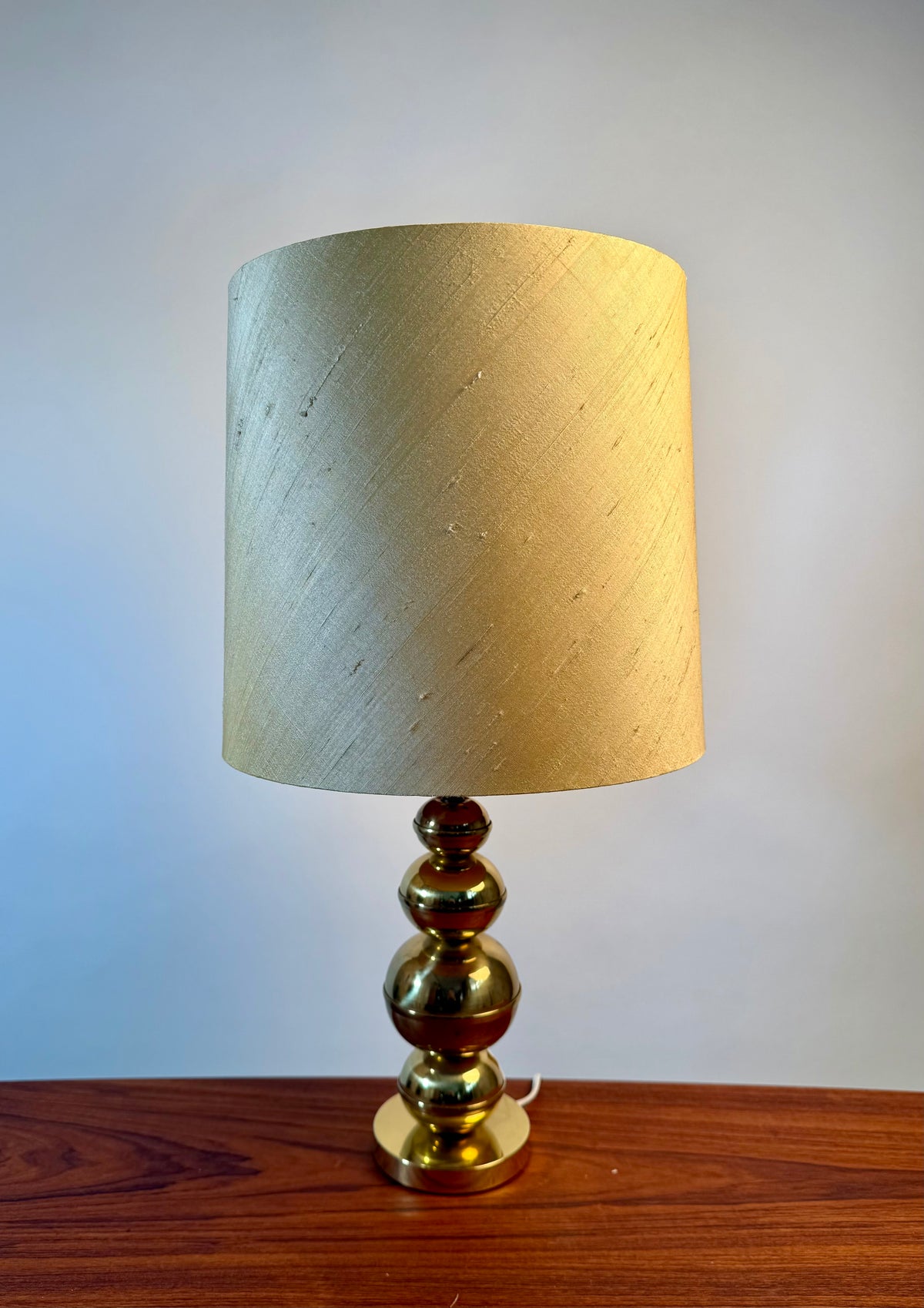 Retro bordslampa i mässing