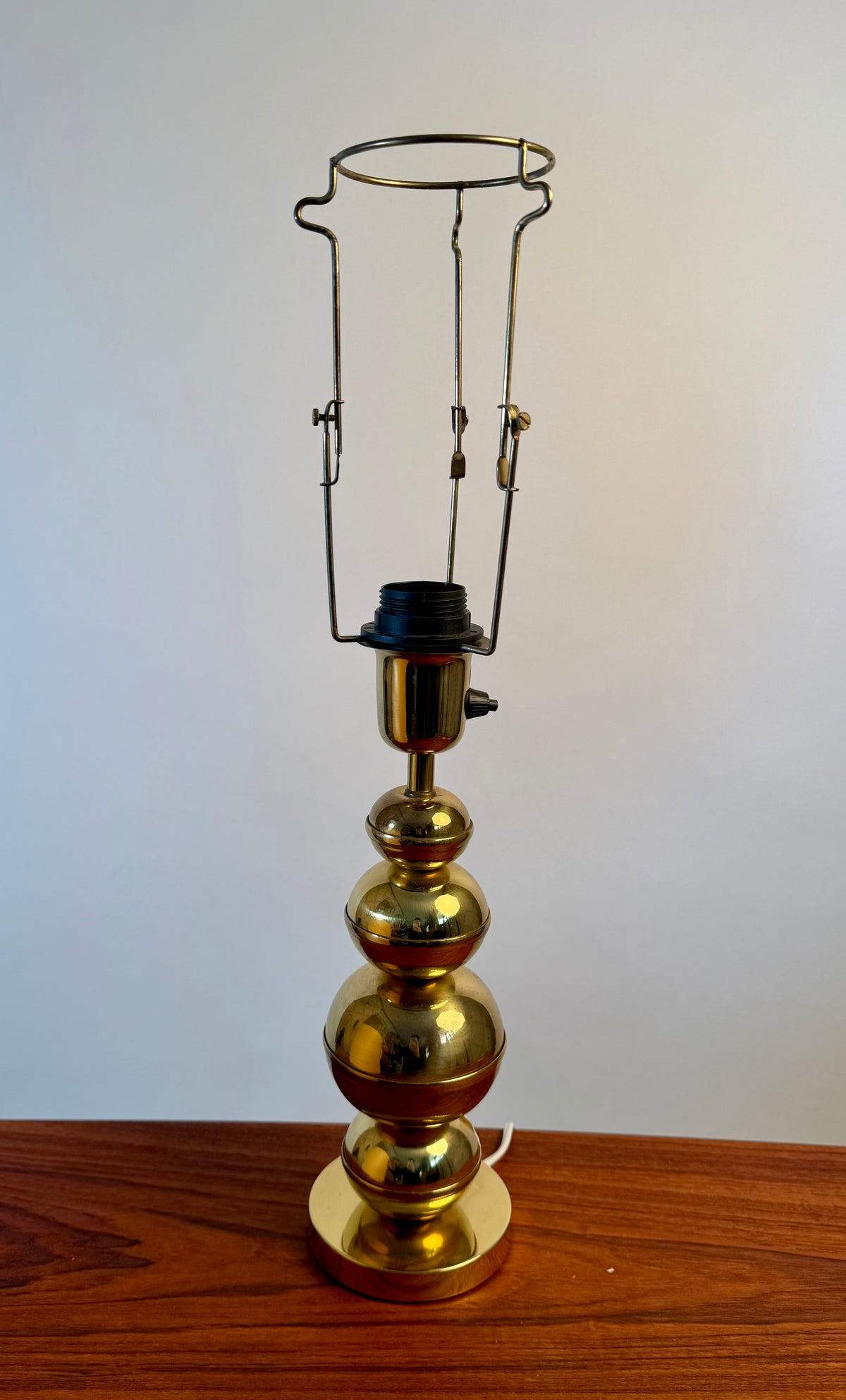 Retro bordslampa i mässing