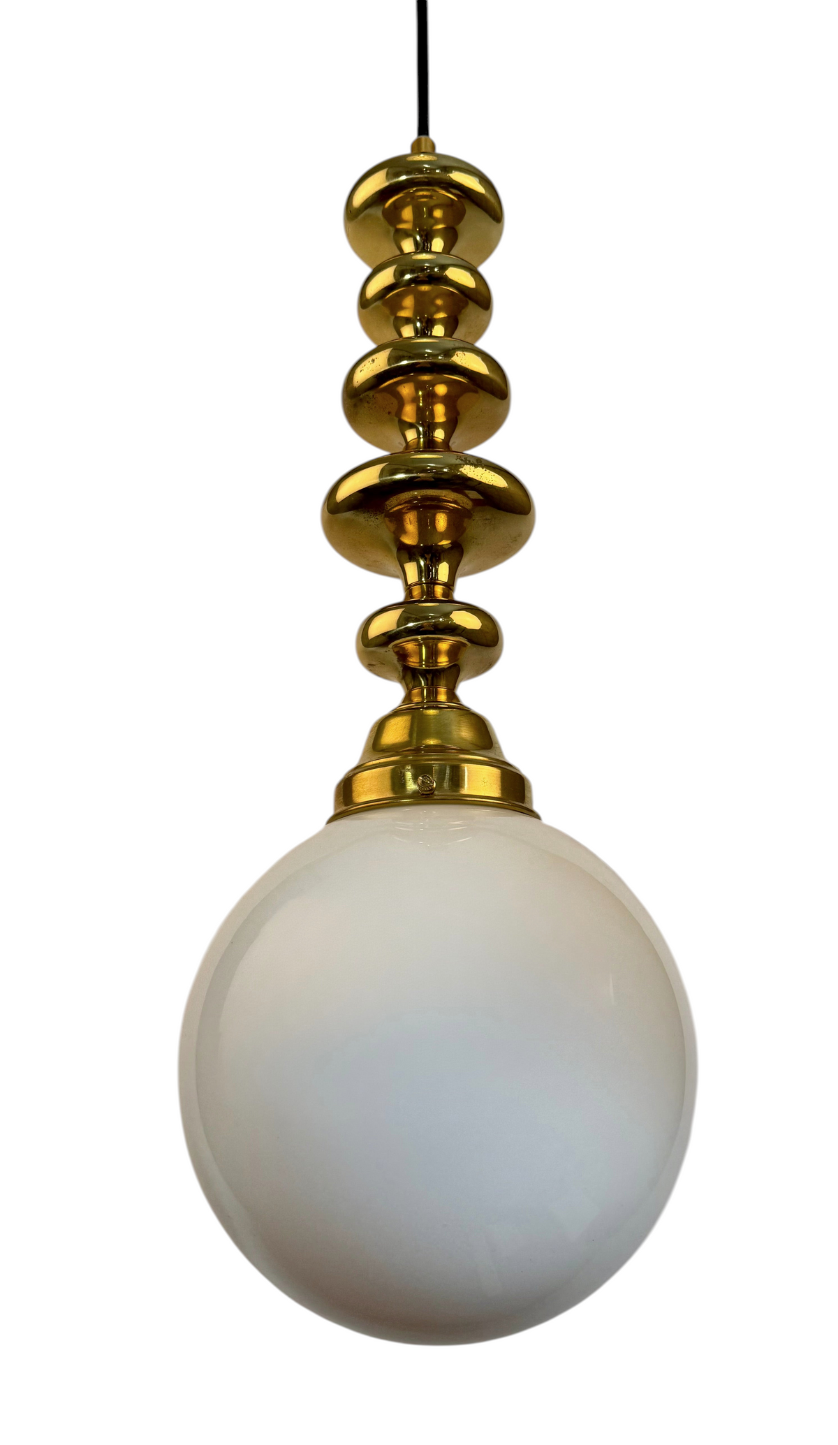 Lång retro mässinglampa