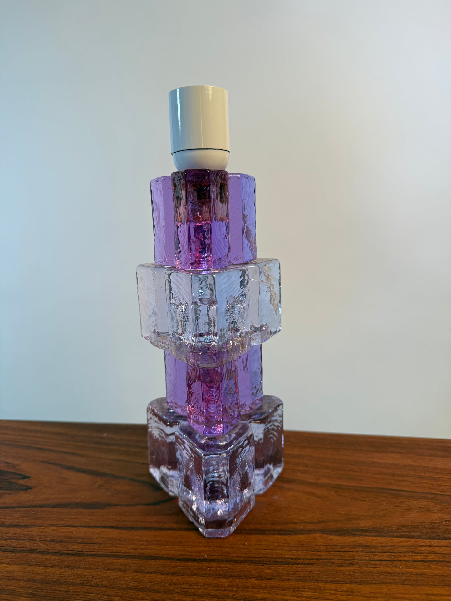 Bordslampa i Glas