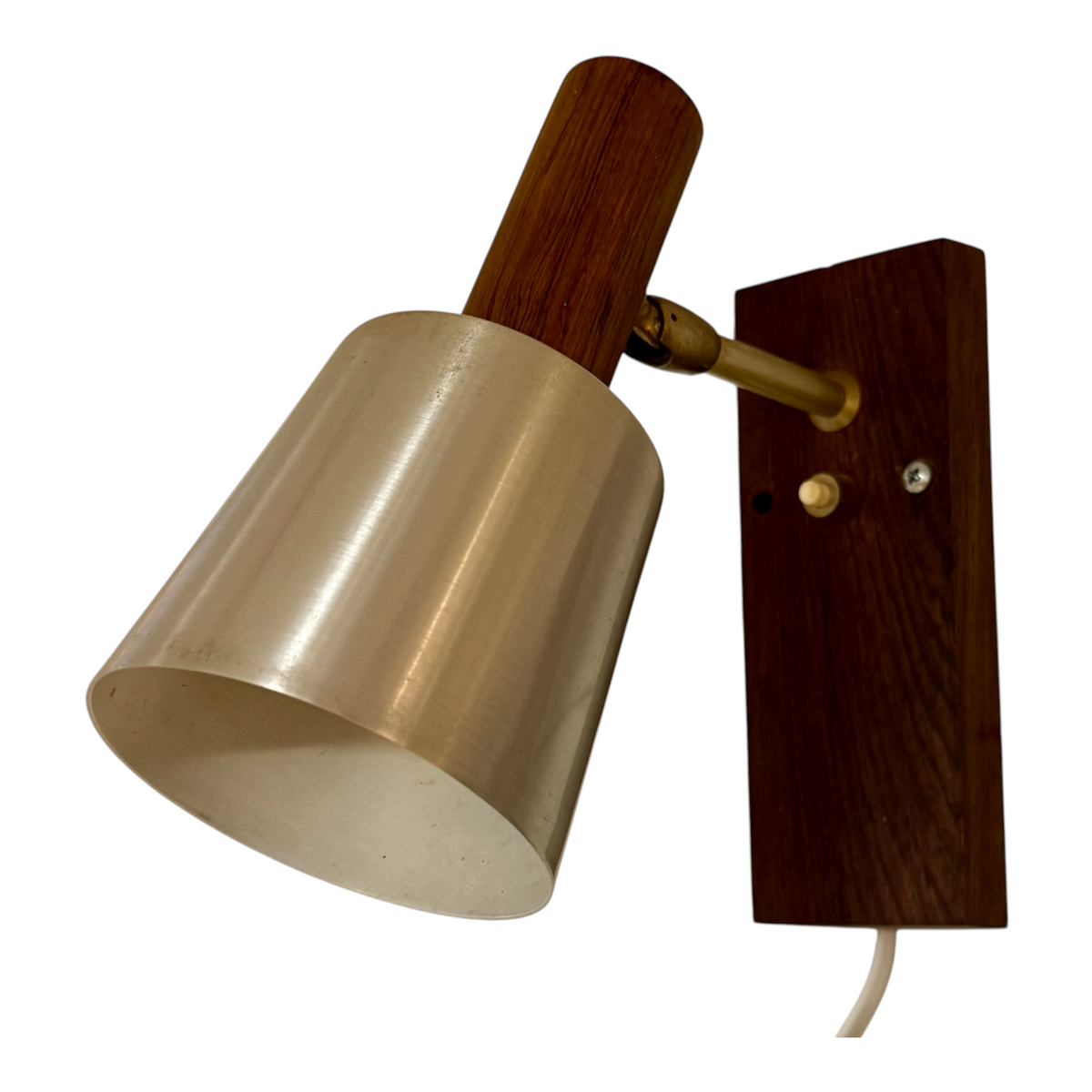 Teak med  Plåtskärm