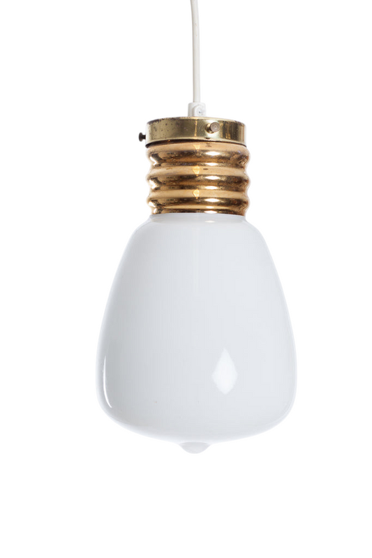 Lampa formad som en gammal glödlampa från 1970-talet.