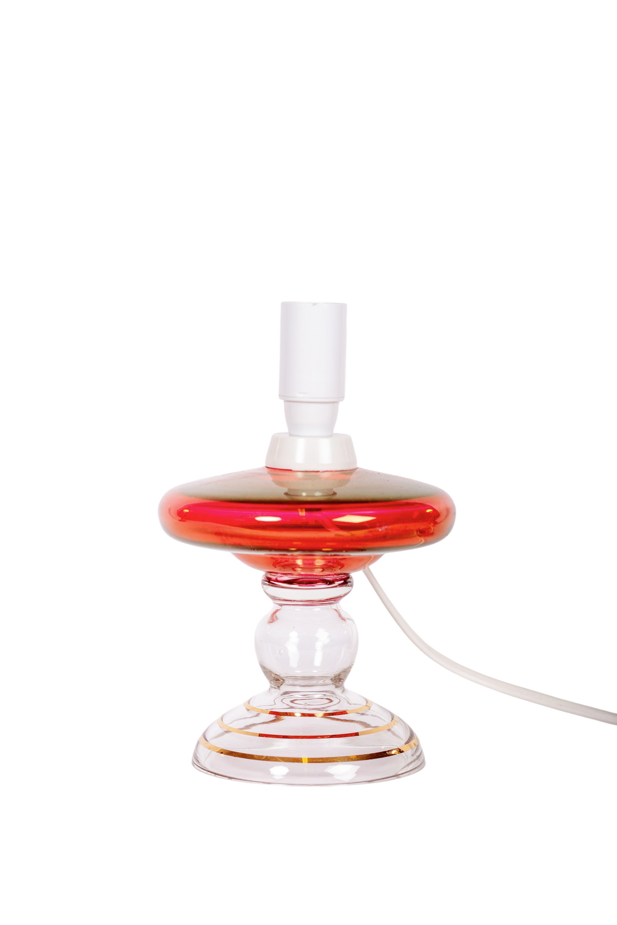 Liten cool lampa i glas med E14-lampsockel