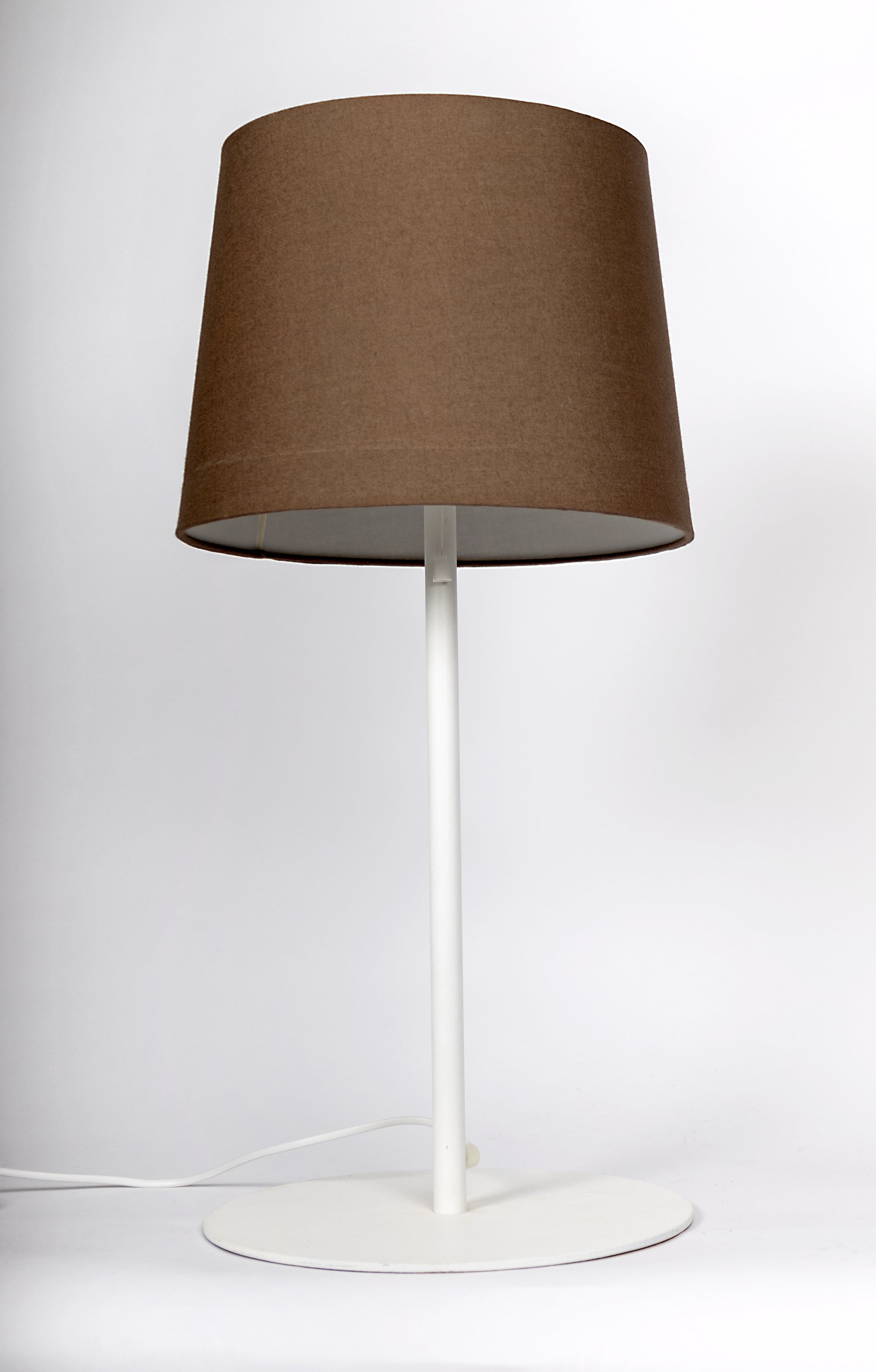 Stor lampfot från Luxus i vitt glas
