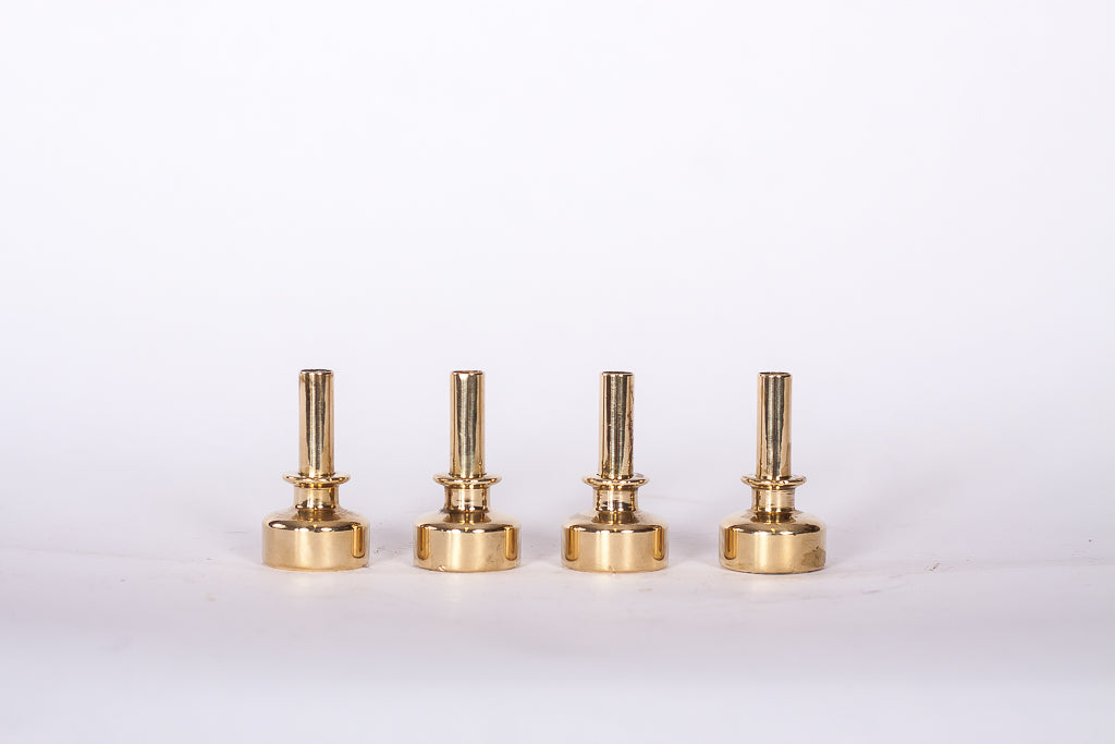 1 par små ljusstakar